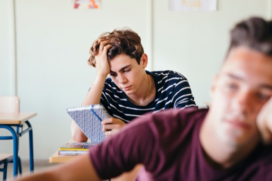 Alunos em sofrimento emocional